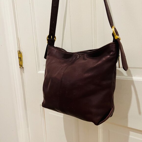 Vintage Stone Mountain Leather Shoulder Handbag Purse - Picture 9 of 16